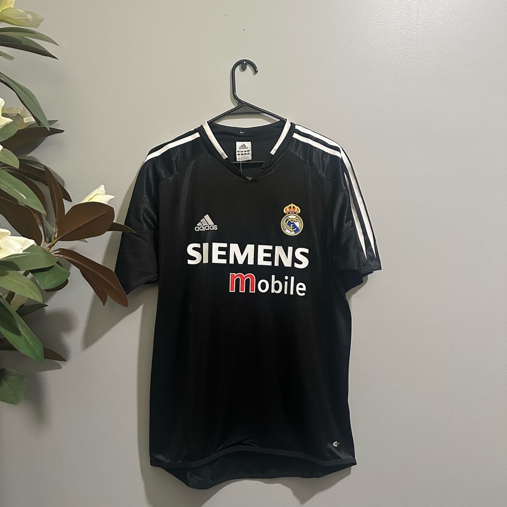 2004 Real Madrid Zidane Black Away Kit